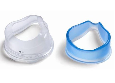Philips Respironics Comfort Gel Blue Nasal CPAP Mask Cushion And Flap , Clear & Blue