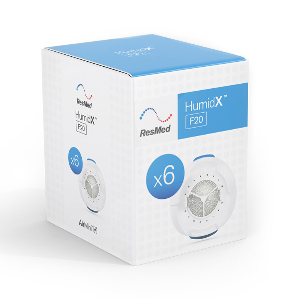 ResMed CPAP AirMini™ HumidX F20 , White , 6 Pack