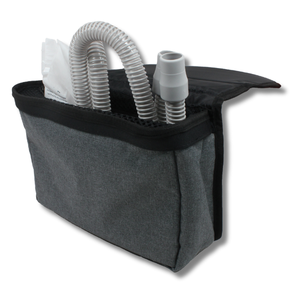 Sunset Healthcare CPAP Bedside Storage Bag , Black & Gray