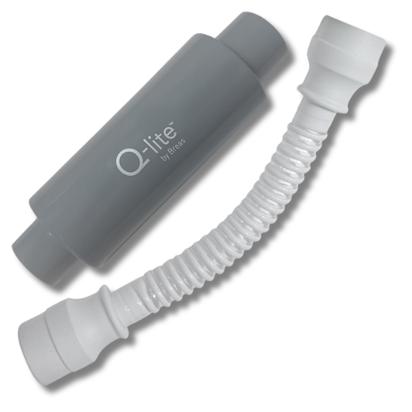 Breas Q-lite In-Line Muffler Kit For CPAP , Gray