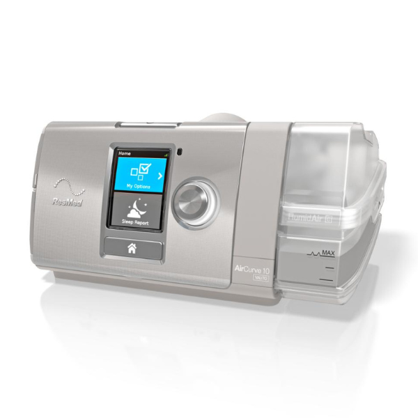 ResMed CPAP AirCurve™ 10 VAuto Card-to-Cloud With HumidAir™ , Light Gray