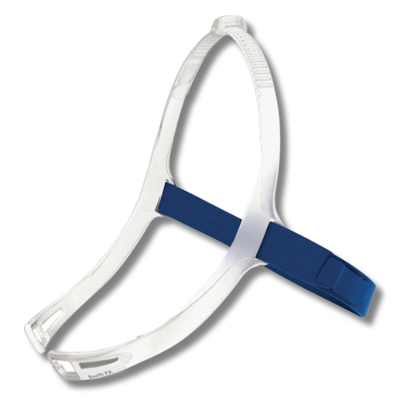 ResMed Swift™ FX CPAP Mask Headgear , Clear & Blue