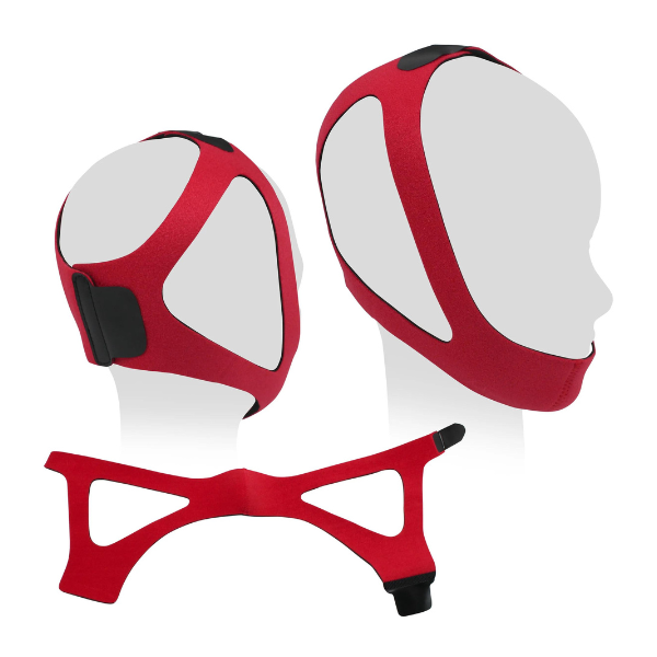 Sunset Healthcare Ruby Chinstrap By Healthcare For CPAP , Red