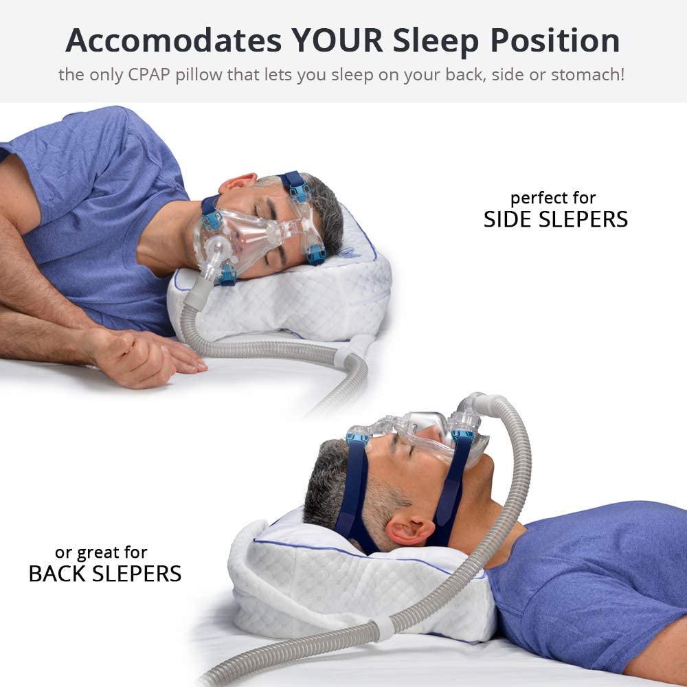 CPAPMax Pillow 2.0 Helps Improve CPAP Compliance for Sleep Apnea Therapy 