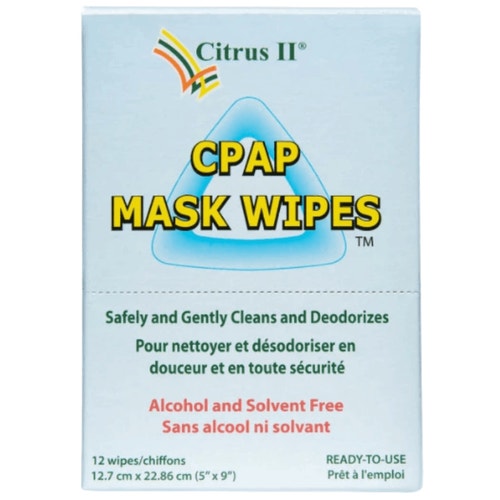 Citrus II CPAP Mask Wipes (12 Count)