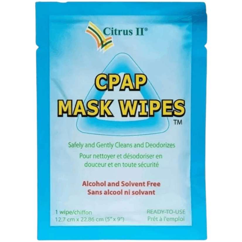 Citrus II CPAP Mask Wipes - Box and Pack