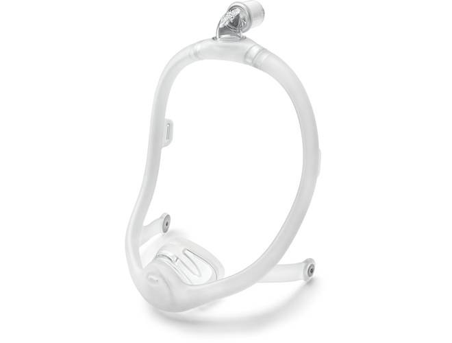 Philips DreamWisp S&Mサイズ ネイザルマスク CPAP正規品 dreamwisp_nasal_mask_on_man_1.