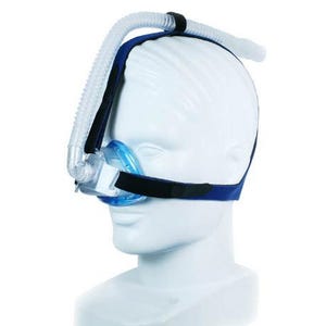 iQ® Blue Non-Vented Nasal Mask with 3 Point Headgear