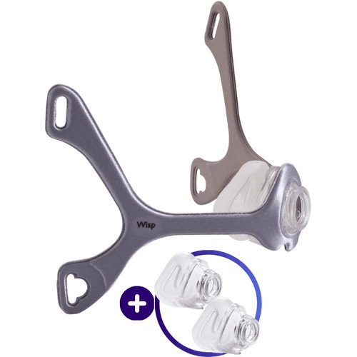 Philips Respironics Wisp Fabric Nasal CPAP Mask Fit Pack without Headgear