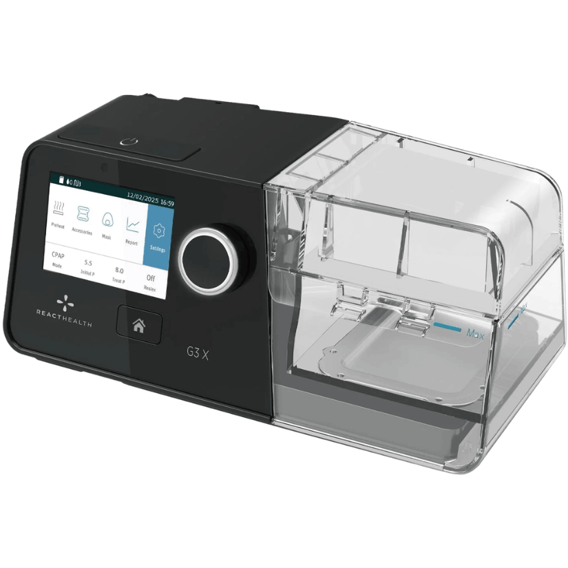 React Health G3 X APAP Machine with Cellular Modem and Heated Tubing