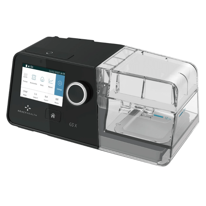 React Health G3 X APAP Machine with Cellular Modem and Heated Tubing