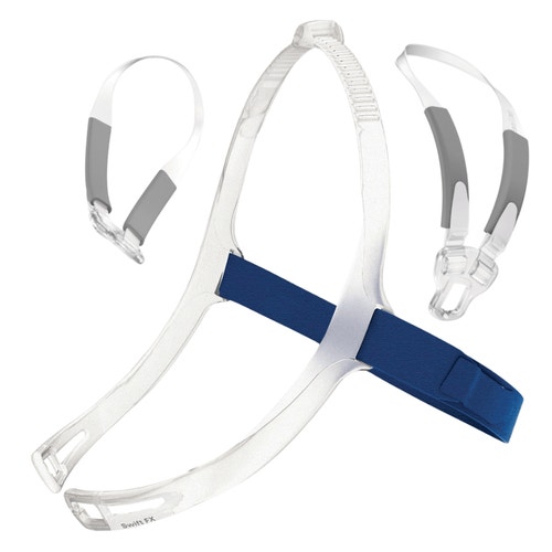 Resmed Swift™ FX CPAP Mask Headgear with Gray Bella Headgear Loops