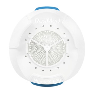 ResMed AirMini HumidX Filters for F20 CPAP Mask - Filter cartridge, package, and box