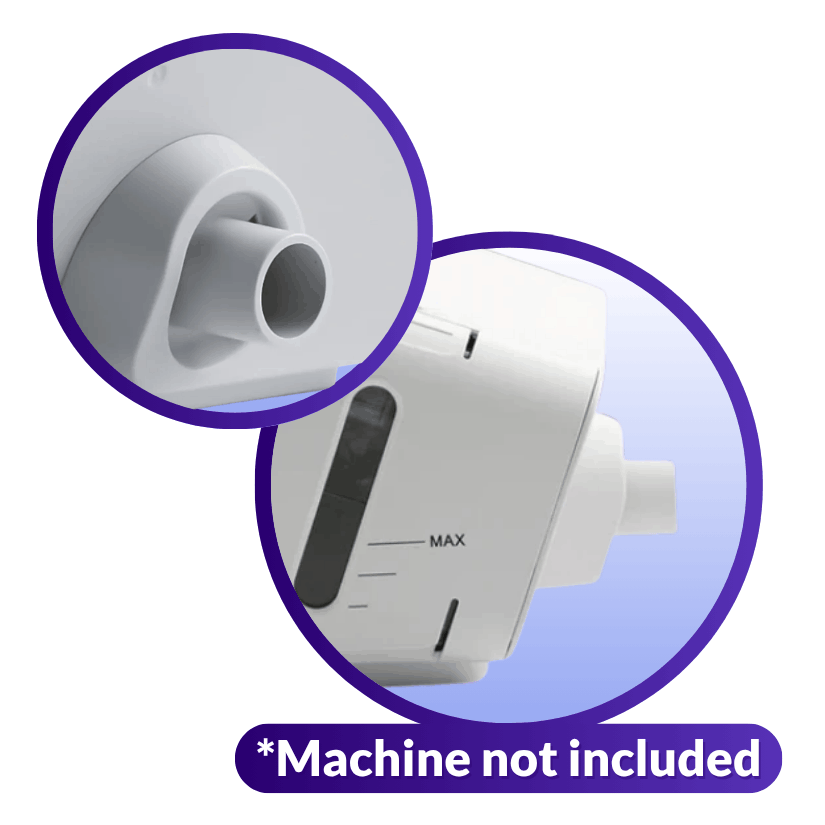 Resvent iBreeze CPAP Machine Air Tubing Outlet Port