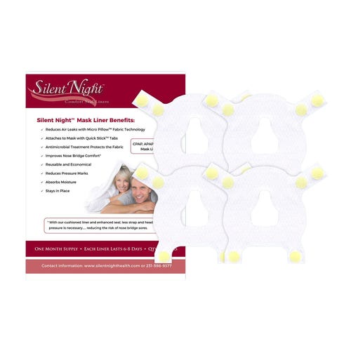 Silent Night Liners for Nasal CPAP Masks
