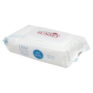 CPAP Cleaning Wipes (64 ct.) by Sunset Healthcare