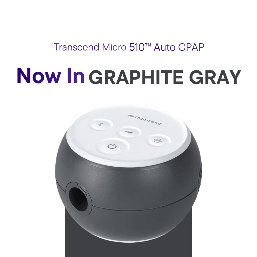 Transcend Micro 510 Auto Travel CPAP Machine (Graphite Gray)