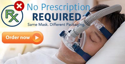 No prescription CPAP masks