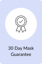 30 Day Mask Guarantee Ribbon with Checkmark