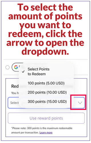 Redeeming Loyalty Rewards Points Step 5 | CPAPsupplies.com