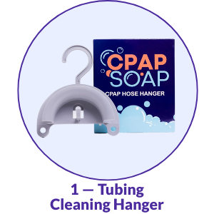 CPAP Tubing Cleaning Hanger by CPAP Soap