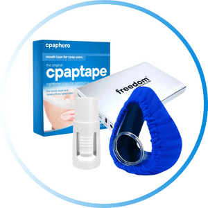 CPAPhero Healthcare Products: Sleep Apnea Therapy Supplies - Portable Battery, CPAP Mask Liner, AirMini Auto Travel CPAP Machine Tubing Adapter, Mouth Tape