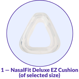 Drive Medical NasalFit Deluxe EZ CPAP Mask Cushion