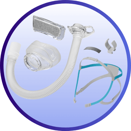 Fisher & Paykel Nova Micro Nasal CPAP Mask with Headgear - What's Included