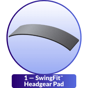 What's Included: Fisher & Paykel Nova Nasal CPAP Mask Headgear Pad