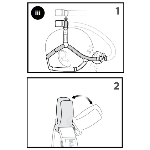 Fisher & Paykel Nova Nasal CPAP Mask Air Tubing Clip