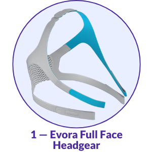 Fisher & Paykel Evora Full Face CPAP Mask Headgear