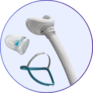 Fisher & Paykel Evora Nasal CPAP Mask with Headgear - What's Included