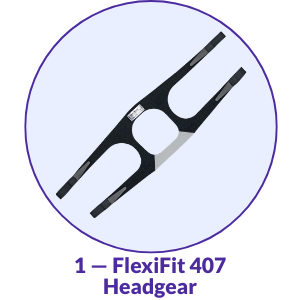 Fisher & Paykel FlexiFit 407 Nasal CPAP Mask Headgear