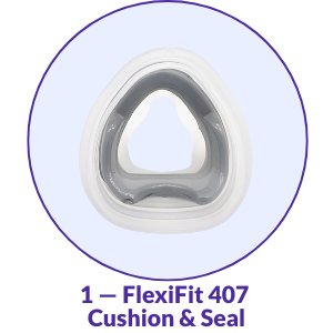 Fisher & Paykel FlexiFit 407 Nasal CPAP Mask Foam and Seal Kit