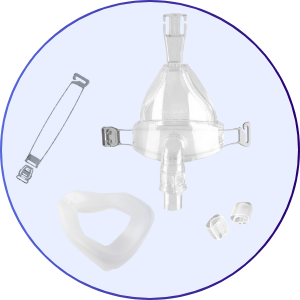 Fisher & Paykel FlexiFit 431 Full Face CPAP Mask Fit Pack without Headgear - What's Included