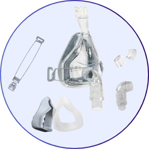 Fisher & Paykel FlexiFit 432 Full Face CPAP Mask without Headgear - What's Included