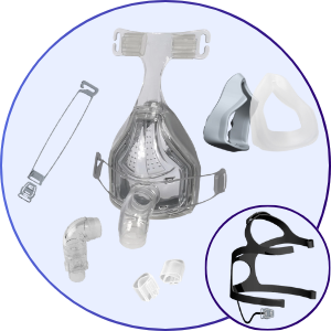 Fisher & Paykel Forma Full Face CPAP Mask - What's Included