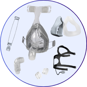 Fisher & Paykel Forma Full Face CPAP Mask with Headgear - What's Included
