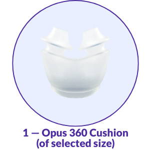 Fisher & Paykel Opus 360 Silicone Nasal CPAP Mask Pillow