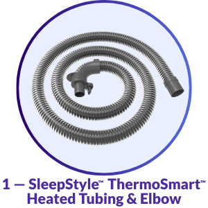 Fisher & Paykel SleepStyle ThermoSmart Heated CPAP Tube - What's Included