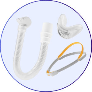 Fisher & Paykel Solo Nasal CPAP Mask with Headgear - What's Included