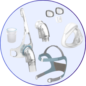 Fisher & Paykel Vitera Full Face CPAP Mask with Headgear - What's Included