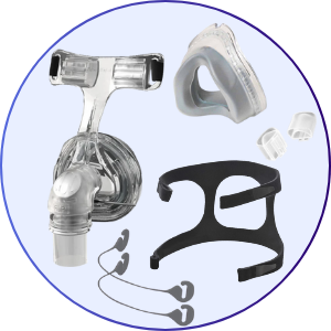 Fisher & Paykel Zest Premium Nasal CPAP Mask with Headgear - What's Included