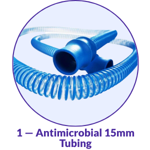 LiViliti Healthy Hose Pro Antimicrobial 15MM CPAP Tubing