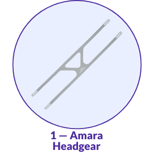 Philips Respironics Amara Full Face CPAP Mask Headgear