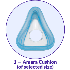 Philips Respironics Amara Gel Full Face CPAP Mask Cushion