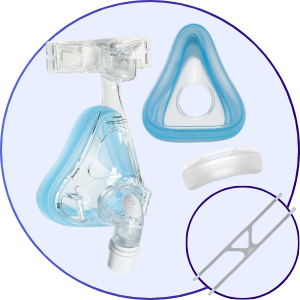 Philips Respironics Amara Gel Full Face CPAP Mask - What's Included