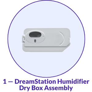 Philips Respironics DreamStation CPAP Humidifier Dry Box Assembly
