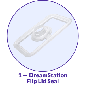 Philips Respironics DreamStation CPAP Humidifier Flip Lid Seal