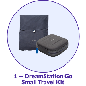 Philips Respironics DreamStation Go CPAP Machine Small Travel Kit